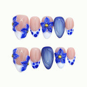 Blue Porcelain Bloom