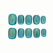 Aurora Tide press-on nails by B Nails