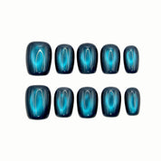 Abyss Glow press-on nails by B Nails