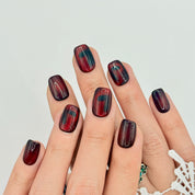 Heartbeat press-on nails by B Nails