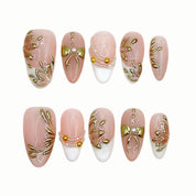 Golden Vine press-on nails by B Nails