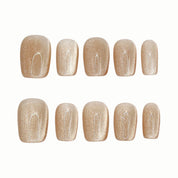 Champ Gold press-on nails by B Nails
