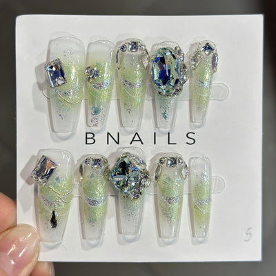 Green Diamond Ring