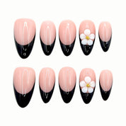 Midnight French press-on nails by B Nails
