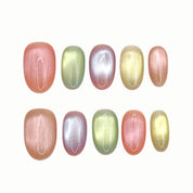 Aurora Mix press-on nails by B Nails