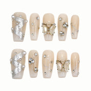 Luxe Butterfly press-on nails by B Nails