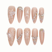 Butterfly Glow press-on nails by B Nails