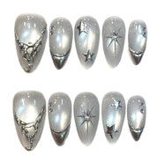 Gravity Drift press-on nails by B Nails