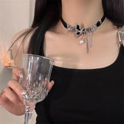 Nocturnal Elegance Butterfly Choker