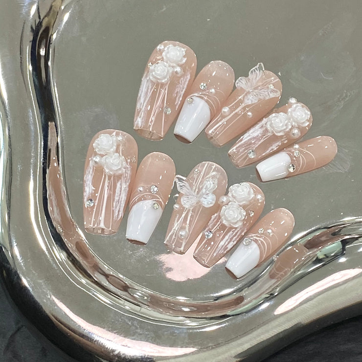 Ivory Floral Whisper