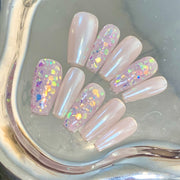 Lavender Shimmer Confetti