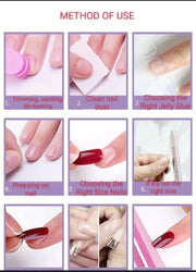 Hollow butterfly high-grade light luxury hot girl nails